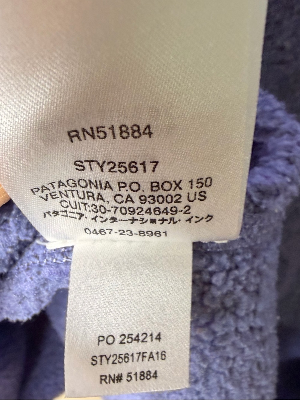 Patagonia Better Sweater 1/4 Zip Fleece U Pine Purple Pullover Size Small GUC - Picture 8 of 8